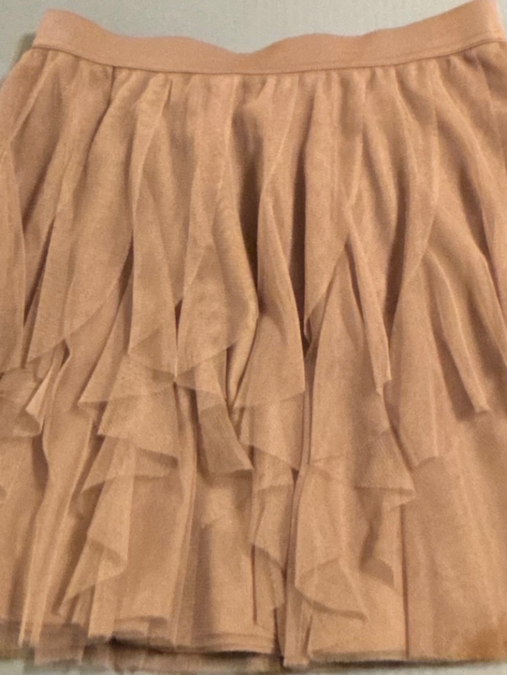 Lauren Conrad Ruffle Skirt Sz Small Blush Pink - Picture 2 of 6